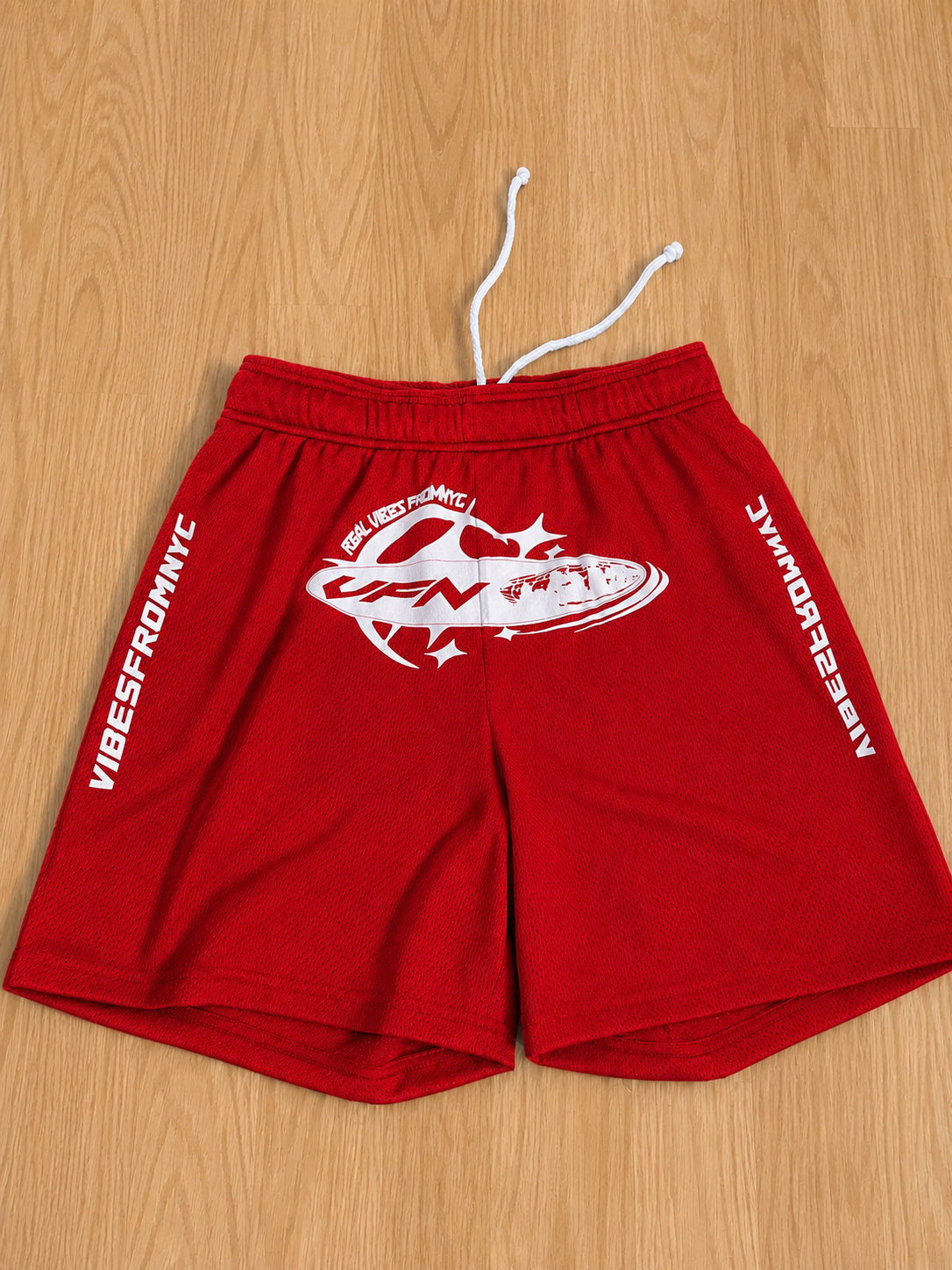 VIBESFROMNYC Worldwide Mesh Basketball Shorts