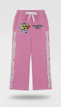 VIBESFROMNYC Members Only Graphic Lounge Sweatpants VFN 88 Patch & Vertical Lettering