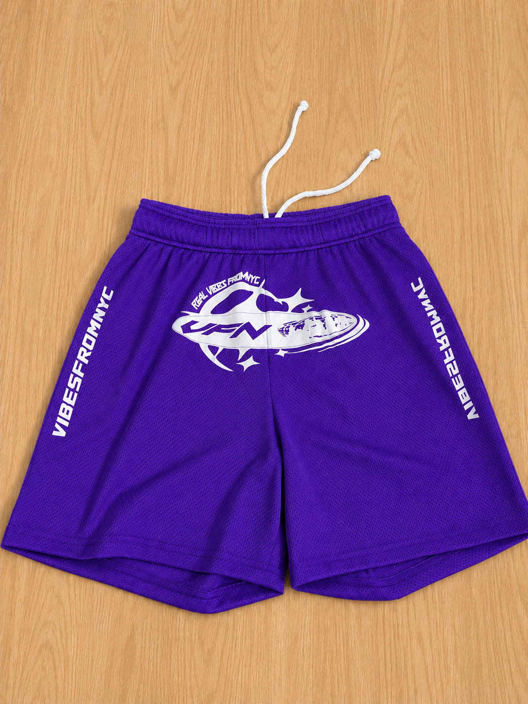 VIBESFROMNYC Worldwide Mesh Basketball Shorts