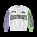 VIBESFROMNYC VFN Crewneck Sweater Front Graphic Logo Drop