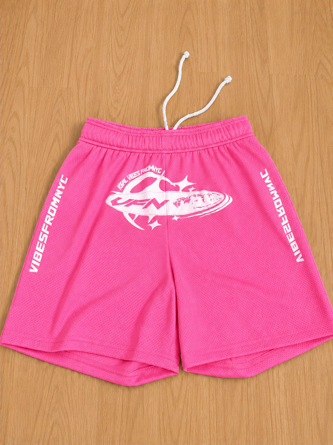 VIBESFROMNYC Worldwide Mesh Basketball Shorts