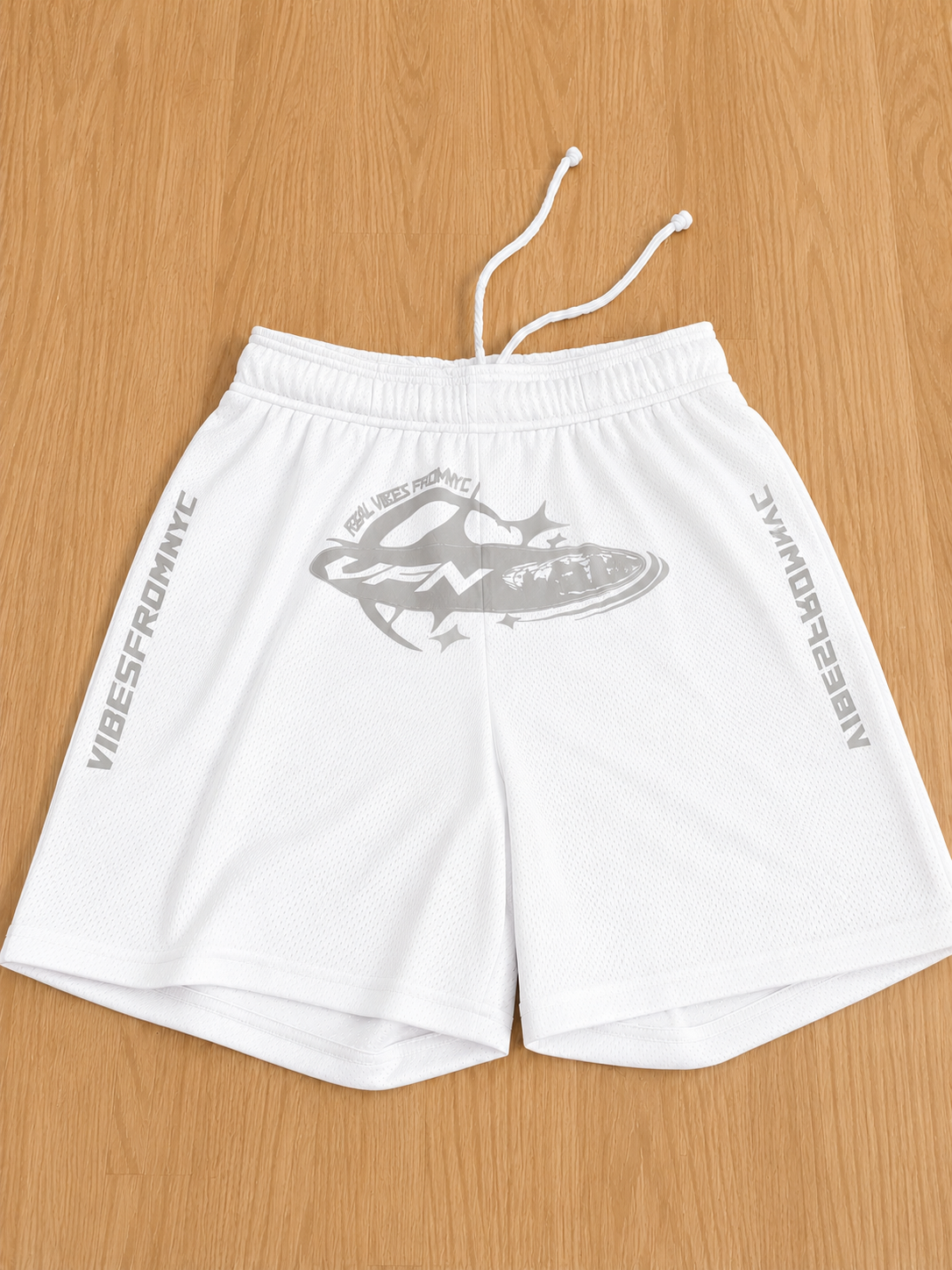 VIBESFROMNYC Worldwide Mesh Basketball Shorts